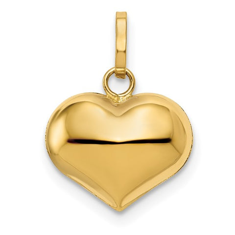 Heart Necklace with Rare Gold color Freshwater Heart Shape Pearl