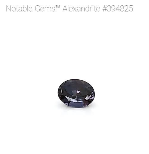 Notable Gems™ Alexandrite #394825