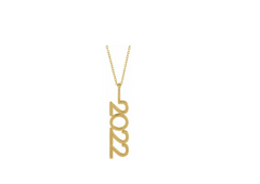 14K Gold 2022 Year 16-18" Necklace
