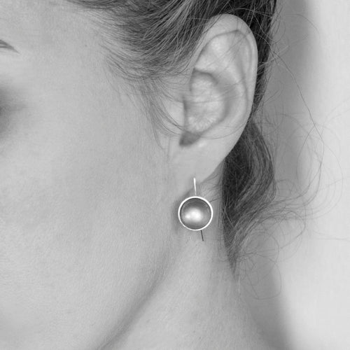 Large Drop Enamel Earring