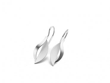 Twin Freshwater Pearls Sterling Silver Chain Earrings