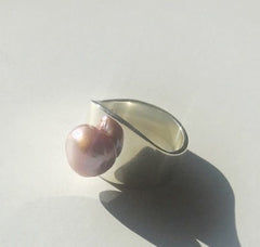 Galaxy Freshwater Rosebud Pearl Ring