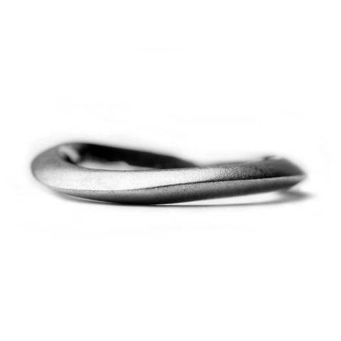 4mm silver shell band
