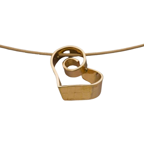 Golden Ribbon Necklace