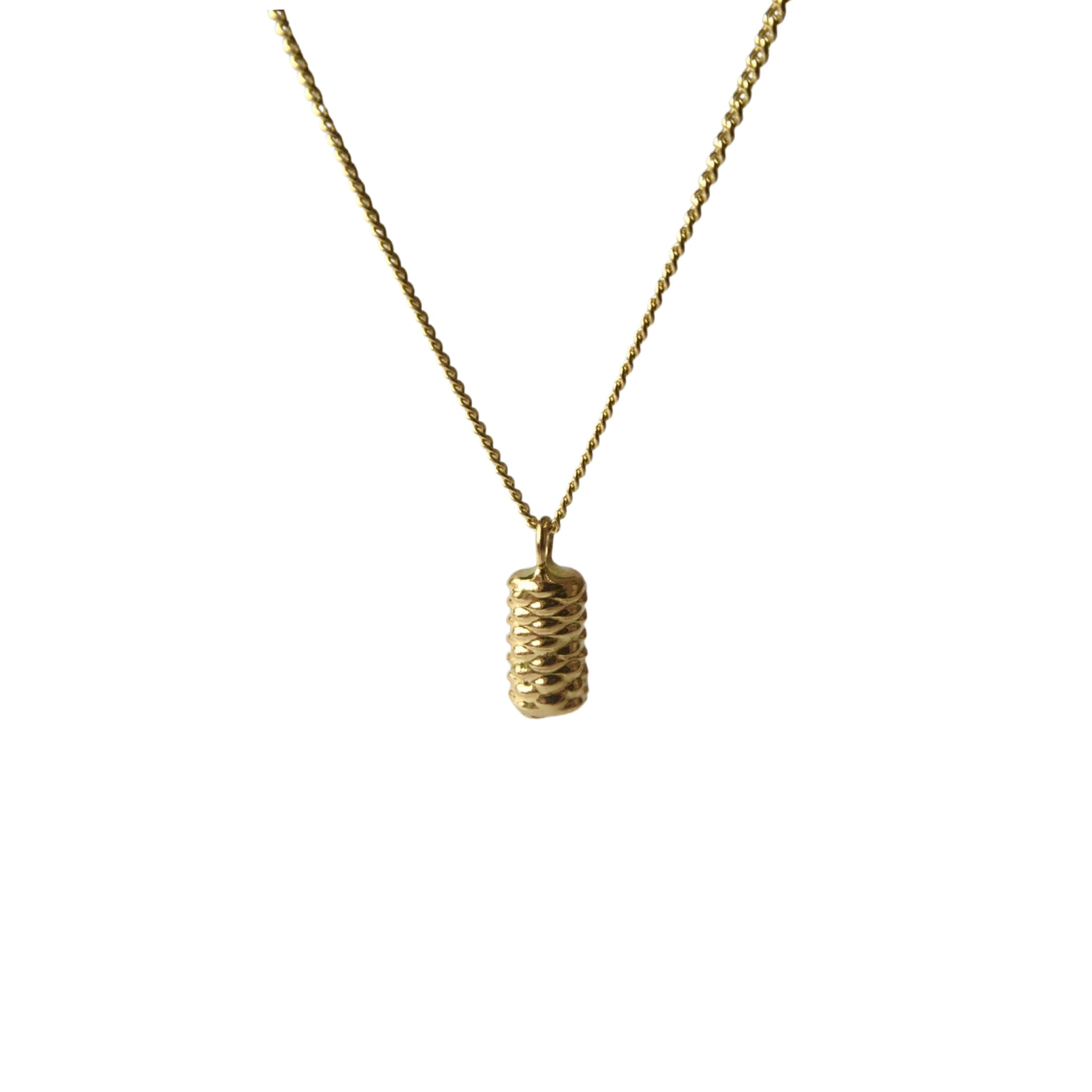 Medium Knit Collection Necklace in 18k Yellow Gold