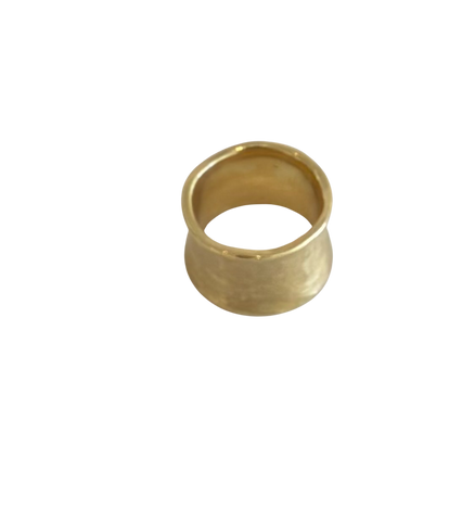 Custom 18k Gold and Silver Open Wrap Family Ring for Ryan and Emma
