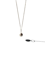 Stellar Necklace with Japan Kasumi Pearl on 14K Gold Rope Chain