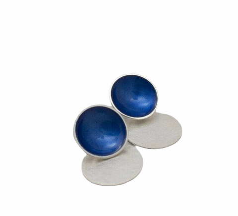 Small Enamel and Silver Target Studs Jacket - Outer Enamel