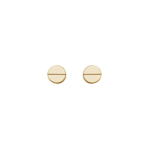 14K Gold Geometric Earrings