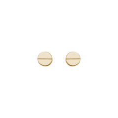 14K Gold Geometric Earrings