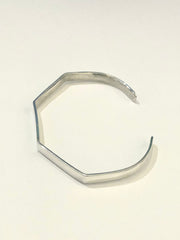 Sterling Silver Angled Cuff Bracelet