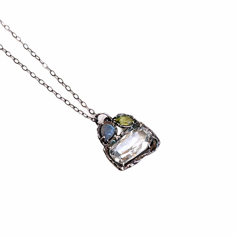 14K Yellow Gold Nameplate Bar Necklace with Diamond or Birthstone Accent