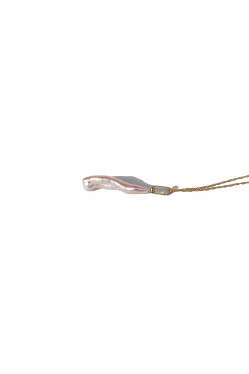 Biwa Necklace, fresh water Biwa pearl