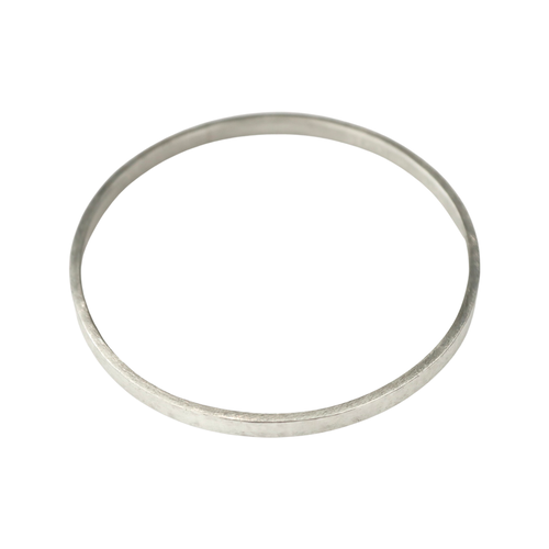 Sterling Silver Bangle, 4 x 2mm