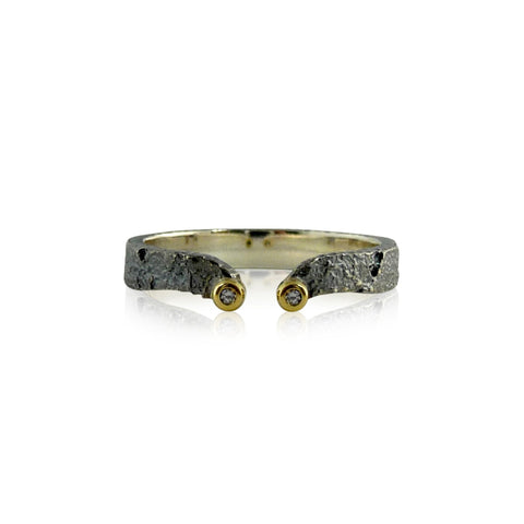 14K Yellow 1/4 CTW Diamond Scattered Bezel-Set Earrings