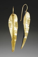 Gold Leaf Earrings Earrings