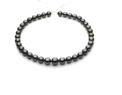 10-12 mm Round/Near Round A Medium Tahitian Cultured Pearl Necklace