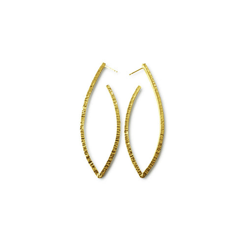 Wishbone Earrings in Vermeil